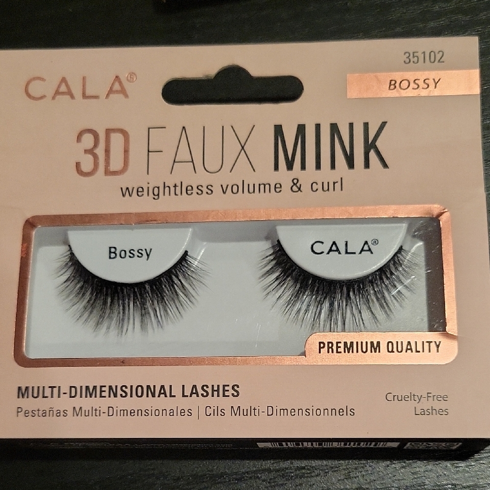 CALA 3D Faux Mink Lashes - Bossy Black